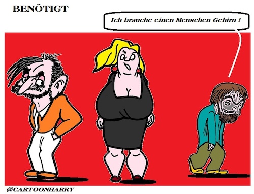 Cartoon: Benötigt (medium) by cartoonharry tagged benötigt,gehirn