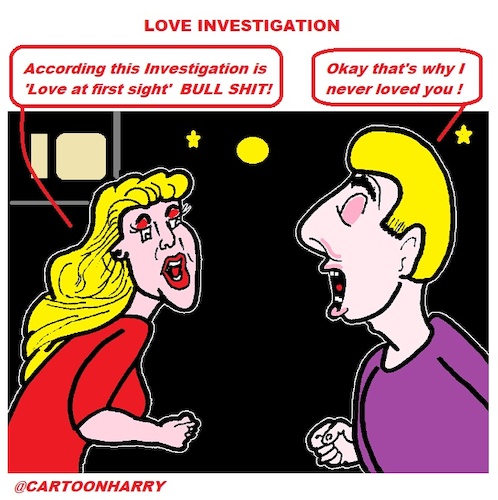 Cartoon: Bull Shit (medium) by cartoonharry tagged shit,love