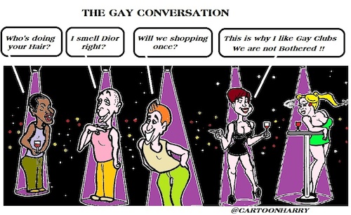 Cartoon: Club Gay (medium) by cartoonharry tagged club,gay