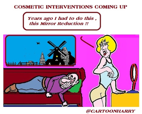 Cartoon: Cosmetic Interventions (medium) by cartoonharry tagged cosmetic,cartoonharry