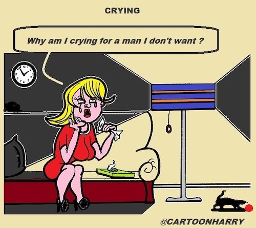Cartoon: Cry (medium) by cartoonharry tagged cry,girl