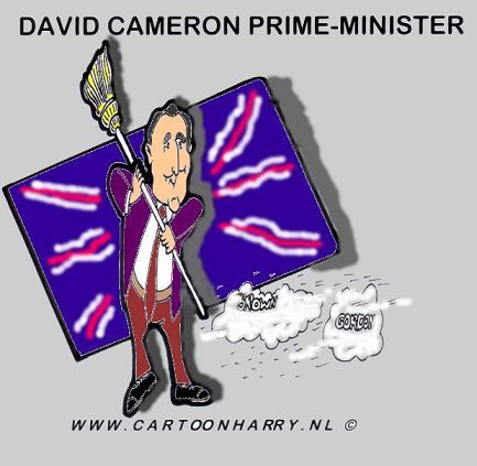 Cartoon: David Cameron (medium) by cartoonharry tagged david,cameron,brown,england,primeminister,cartoonharry