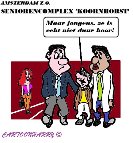 Cartoon: Een Ouderencomplex (medium) by cartoonharry tagged ouderencomplex,koornhorst,amsterdam