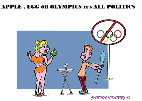 Cartoon: Everything is Politics (medium) by cartoonharry tagged everything,politics