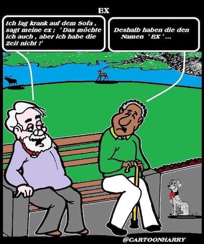 Cartoon: Ex (medium) by cartoonharry tagged ex,park