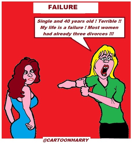 Cartoon: Failure (medium) by cartoonharry tagged divorce,cartoonharry
