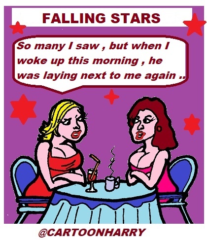 Cartoon: Falling Stars (medium) by cartoonharry tagged stars,cartoonharry