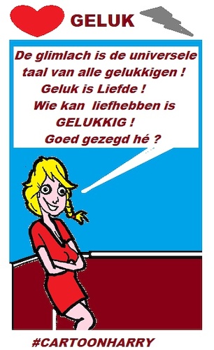 Cartoon: Geluk (medium) by cartoonharry tagged geluk,liefde,cartoonharry