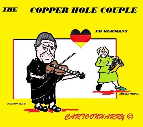 Cartoon: Germany (medium) by cartoonharry tagged merkel,sauer,putina,accordeon,clarinet,vips,famous,politicians,cartoons,cartoonists,cartoonharry,dutch,toonpool