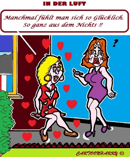 Cartoon: Glücklich (medium) by cartoonharry tagged glücklich,plötzlich