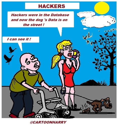Cartoon: Hackers (medium) by cartoonharry tagged hackers,cartoonharry