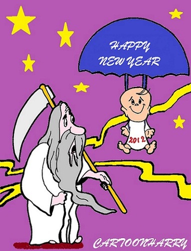 Cartoon: Happy New Year (medium) by cartoonharry tagged happy,newyear,body,cartoon,cartoonist,cartoonharry,dutch,evryone,everybody,toonpool,holland,germany,spain,belgium,austria,switzerland,russia,ukraine,usa,england,scotland,wales,brasil,peru,surinam,canada,australia