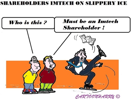 Cartoon: Imtech (medium) by cartoonharry tagged imtech,slippery,ice,toonpool