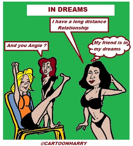 Cartoon: In Dreams (medium) by cartoonharry tagged dreams,cartoonharry