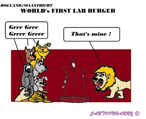 Cartoon: LabBurger or AnimalCracker (medium) by cartoonharry tagged tubeburger,labburger,animals,animalcracker