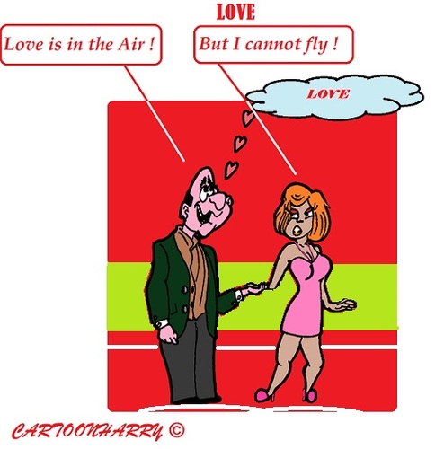 Cartoon: Love (medium) by cartoonharry tagged love,air,fly