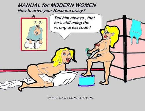 Cartoon: Manual for Modern Women8 (medium) by cartoonharry tagged dresscode,cartoonharry,manual,sexy,girls