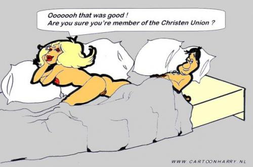 Cartoon: Member or not (medium) by cartoonharry tagged naked,girl,christian,member,bed