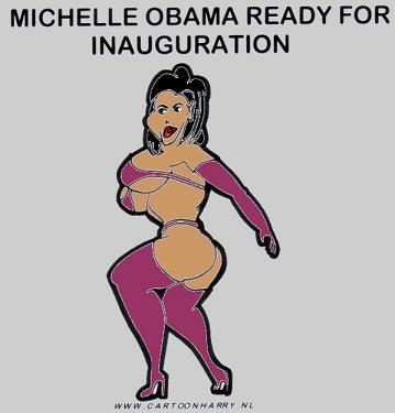Cartoon: Michelle Obama (medium) by cartoonharry tagged body,michelle,first,lady,obama