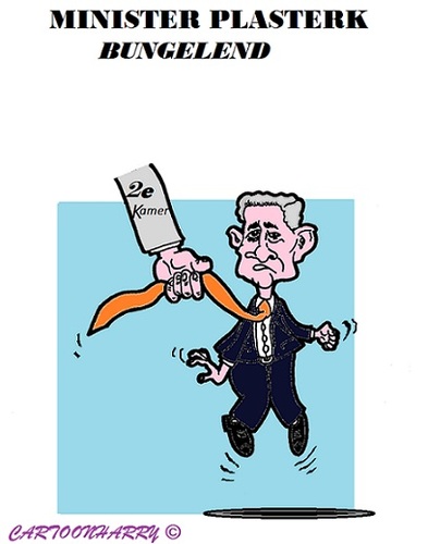Cartoon: Minister Plasterk (medium) by cartoonharry tagged nsa,bvd,cid,holland,plasterk