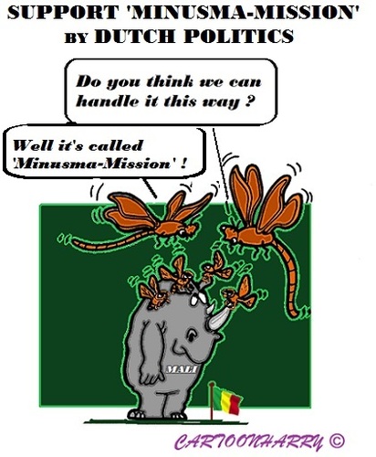 Cartoon: Minusma-Mission Mali (medium) by cartoonharry tagged holland,mali,minusma,mission,helicopters