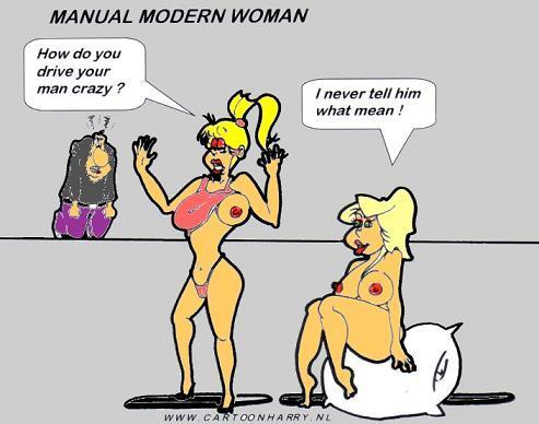 Cartoon: Modern Women Manual1 (medium) by cartoonharry tagged girls,manual,modern,sexy,cartoonharry,cartoon
