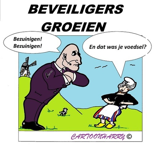 Cartoon: Rijksbesparingen (medium) by cartoonharry tagged groei,beveiliging,beveiliger,nederland,rijk,besparing,cartoon,cartoonharry,cartoonist,dutch,holland,toonpool