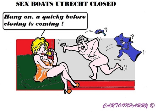 Cartoon: Sex Boat (medium) by cartoonharry tagged holland,utrecht,sexboats,close,toonpool