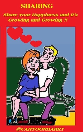 Cartoon: Sharing (medium) by cartoonharry tagged share,love,cartoonharry