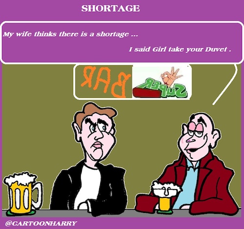 Cartoon: Shortage (medium) by cartoonharry tagged shortage,cartoonharry