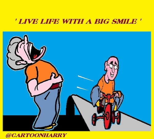 Cartoon: Smile (medium) by cartoonharry tagged smile