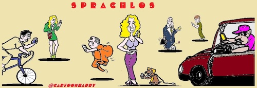 Cartoon: Sprachlos (medium) by cartoonharry tagged sprachlos,überall,cartoonharry