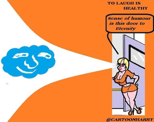 Cartoon: To Laugh (medium) by cartoonharry tagged laugh,cartoonharry