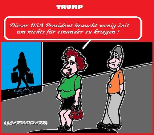 Cartoon: TRUMP (medium) by cartoonharry tagged trump,nothing