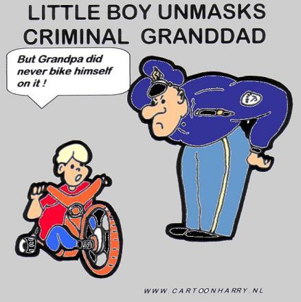Cartoon: Unmask (medium) by cartoonharry tagged police