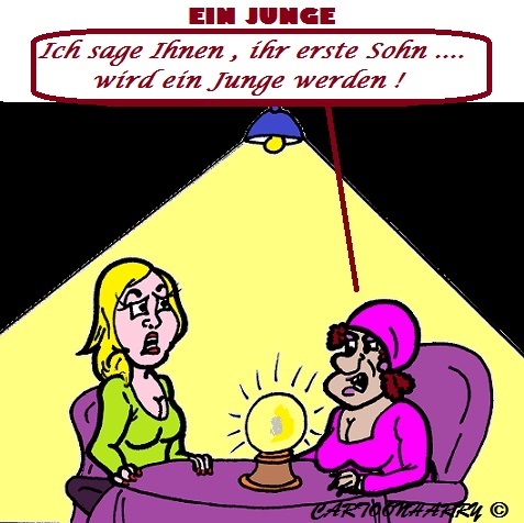 Cartoon: Wirklich (medium) by cartoonharry tagged junge,sohn