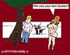 Cartoon: A Jam Session (small) by cartoonharry tagged jamsession boy girl clarinet outside tree cartoon cartoonist cartoonharry dutch toonpool