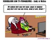 Cartoon: ASO TV (small) by cartoonharry tagged andy,melissa,tv,holland,sbs6,aso