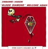 Cartoon: Blood Diamond Welcome Again (small) by cartoonharry tagged blood,decision,diamond,welcome,cartoon,cartoonist,cartoonharry,dutch,europe,toonpool