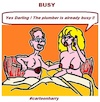 Cartoon: Busy (small) by cartoonharry tagged busy,cartoonharry