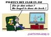 Cartoon: De Kogel (small) by cartoonharry tagged kogel,kerk,f16,jsf,jet