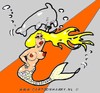 Cartoon: Delphin Girl (small) by cartoonharry tagged girl sexy delphin mermaid cartoonharry