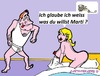 Cartoon: Der Tiger (small) by cartoonharry tagged wissen,mädchen,bett,sex,mann,cartoon,cartoonist,cartoonharry,dutch,toonpool