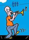 Cartoon: Expression (small) by cartoonharry tagged cartoonharry,trumpet,expression