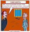 Cartoon: Fake Hotel (small) by cartoonharry tagged cartoonharry,fakehotel