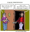 Cartoon: False (small) by cartoonharry tagged false,cartoonharry