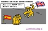 Cartoon: Gibraltar (small) by cartoonharry tagged england,spain,gibraltar,fight,toonpool