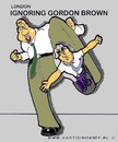 Cartoon: GORDON BROWN (small) by cartoonharry tagged gordon,brown,england,election,caricature,cartoonharry