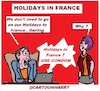 Cartoon: Holidays in France (small) by cartoonharry tagged cartoonharry