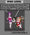 Cartoon: Itch (small) by cartoonharry tagged itch,girls,bar,lol